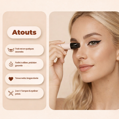 Eyeliner 2-en-1 à double embout