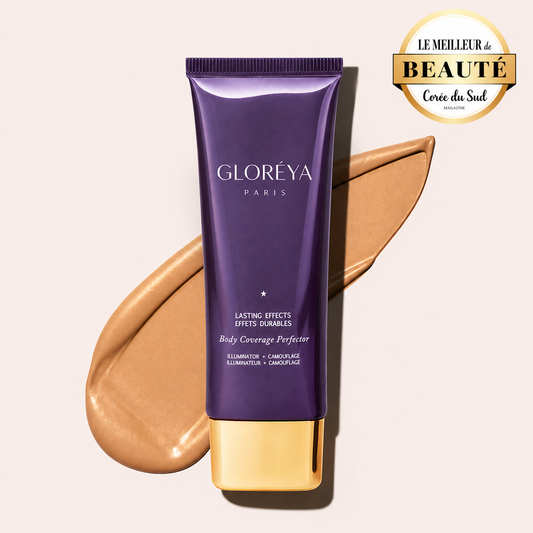 Correcteur de teint effet bronzant pour le corps + brosse OFFERTE