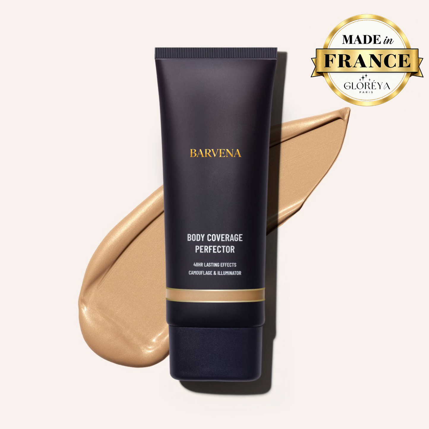 BARVENA – Correcteur de teint corps effet bronzant + brosse OFFERTE