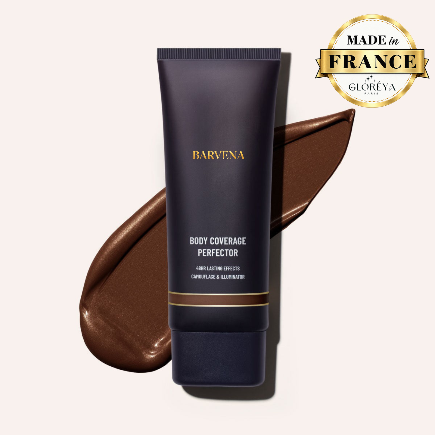 BARVENA – Correcteur de teint corps effet bronzant + brosse OFFERTE