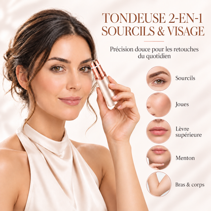 Épilateur Visage 2-en-1