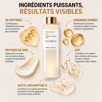 Lotion tonique anti-âge aux 30 peptides