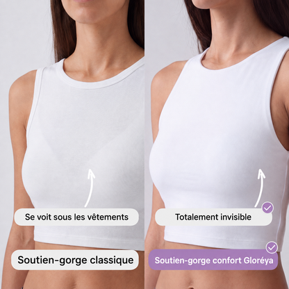 Soutien-gorge confort Gloréya, sans coutures ni armatures, avec effet lift